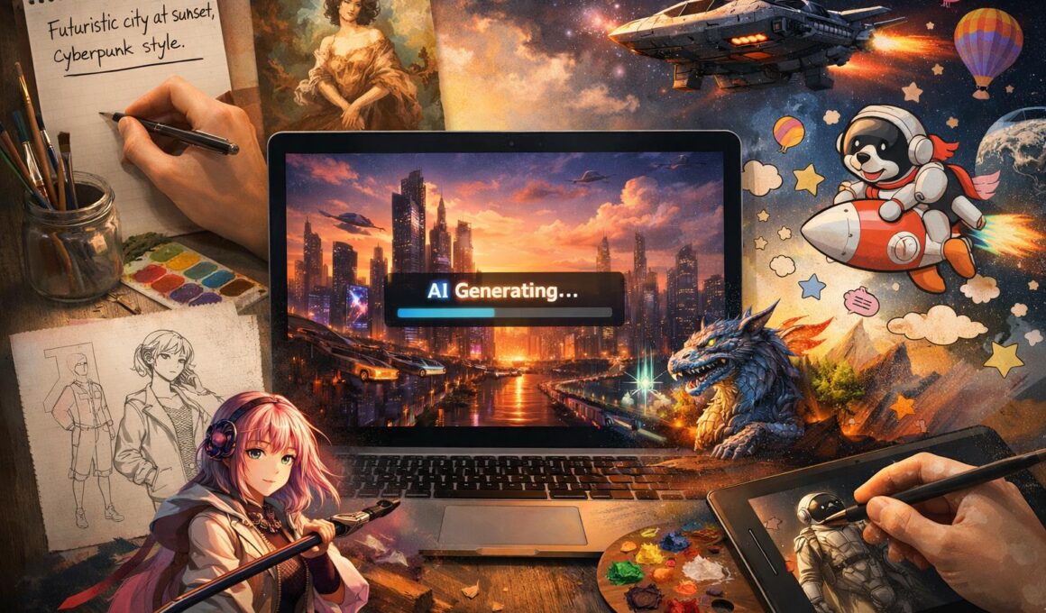 How AI Generated Art Is Reshaping Digital Creativity 1