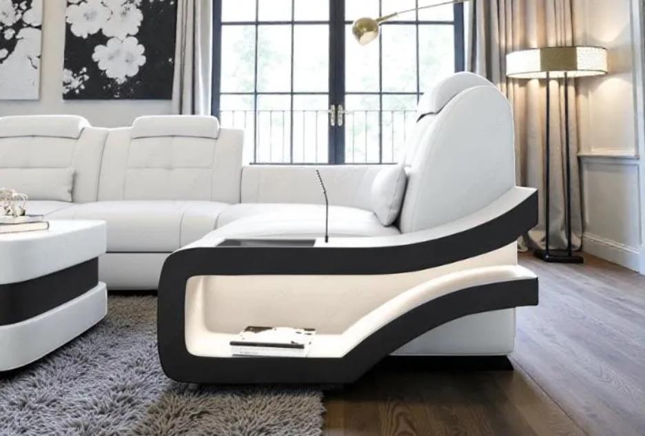 6 Elegant Ways To Style Curved Leather Sofa In Your Home 4