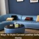 6 Elegant Ways To Style Curved Leather Sofa In Your Home
