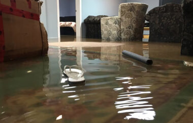 Basement from Seasonal Flooding and Water Damage
