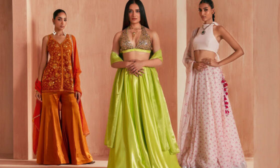 Modern vs Traditional Styles How to Drape Dupatta on Anarkali Suit