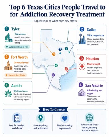 Top 6 Texas Cities People Travel to for Addiction Recovery Treatment 2