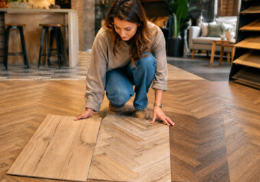Straight Chevron or Herringbone How Flooring Patterns Change a Room 1