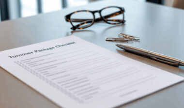 Commercial Turnover Checklist