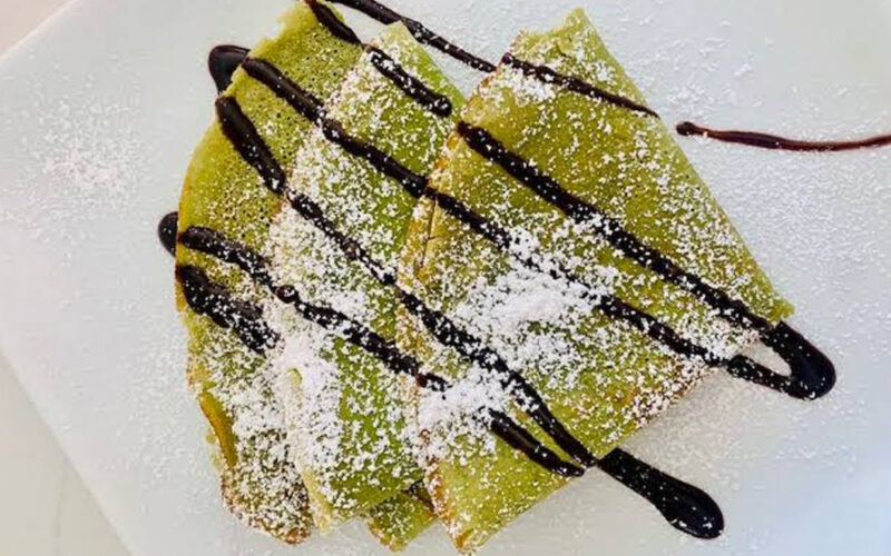 What Happens When You Add Matcha to Homemade Crepes